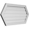 Ekena Millwork Half Round Surface Mount PVC Gable Vent: Functional, w/ 2"W x 1-1/2"P Brickmould Frame, 38"W x 19"H GVPHR38X1902SF - alternate 5